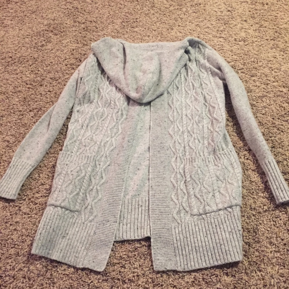 Merona hooded cable knit cardigan